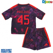 Bayern Munich Aleksandar Pavlovic #45 Rezervni Dres za djecu 2026-27 Kratak Rukav (+ Kratke hlače)